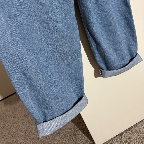 MADEWELL Denim Relaxed Carpenter Overalls in Lewisberg Wash - Picture 6 of 11